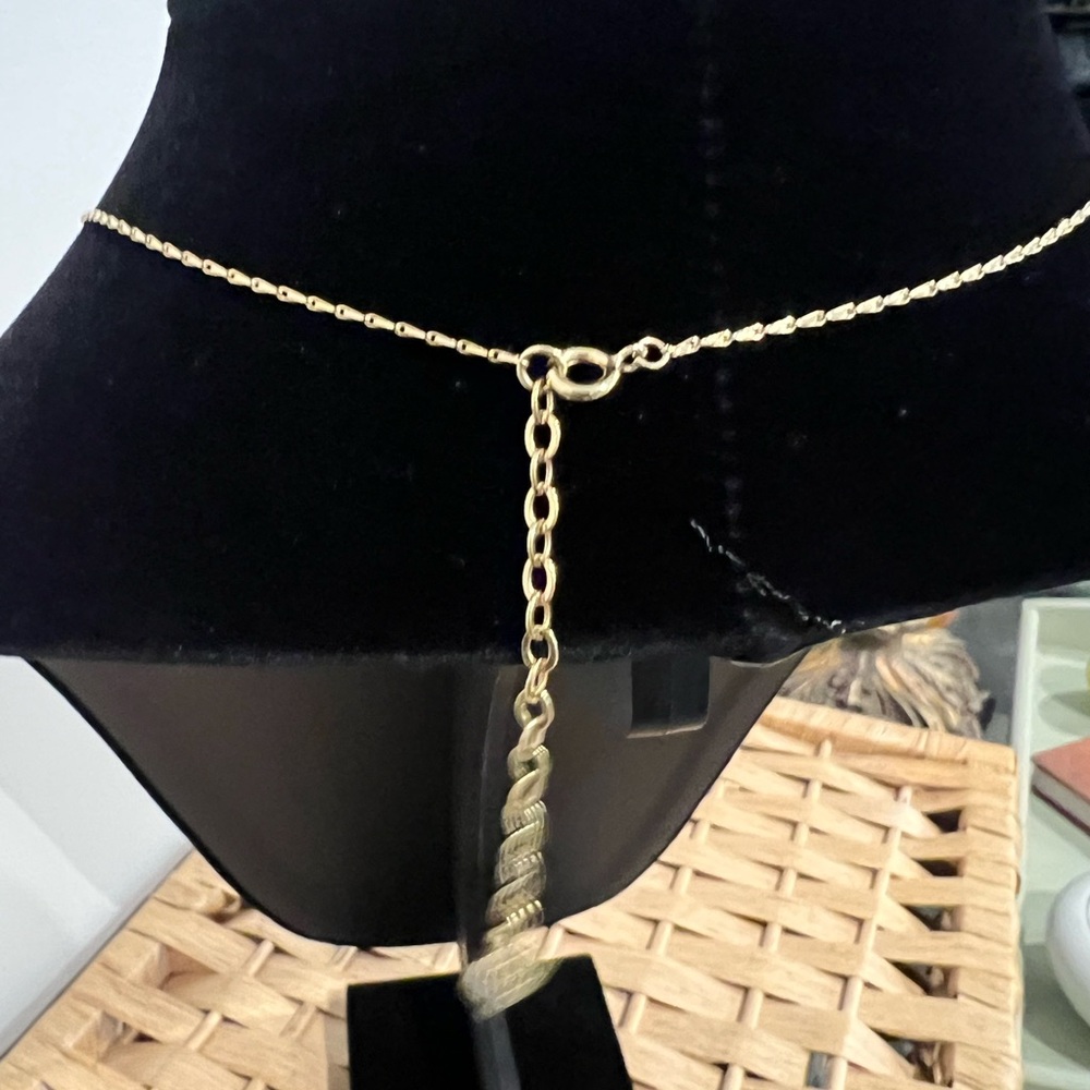 Christian Dior Gold and Purple Floral Necklace - Picture 10 of 15
